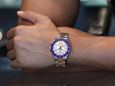 rolex yacht-master 3 on ladies wrist|Rolex Yacht-Master ii.